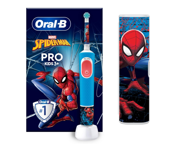 Oral-B Pro Kids Spiderman + Etui - 1162993 - zdjęcie